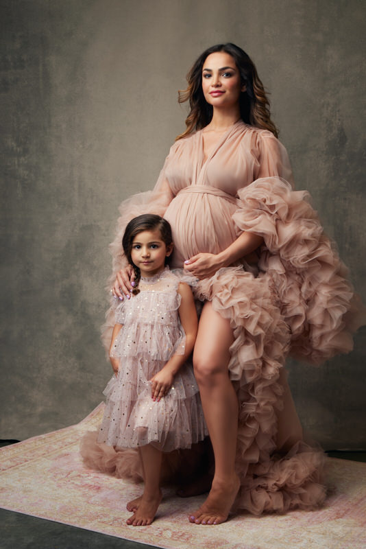 pregnant motherhood portrait